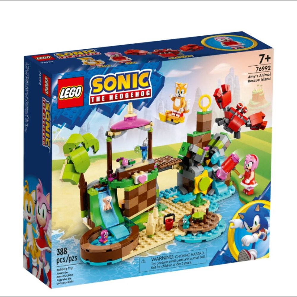 LEGO Sonic the Hedgehog Amy's Animal Rescue Island Playset #76992 (Brand New)
